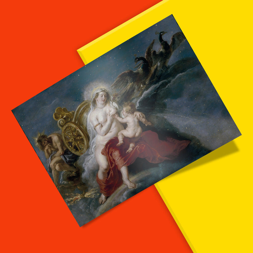Classic Old Master art print, Origin of the Milky Way by Peter Paul Rubens
