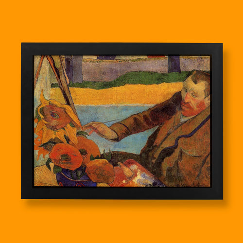 Paul Gauguin Van Gogh Painting Sunflowers fine art print by ART SNOB, giclée reproduction on 200gsm matte paper