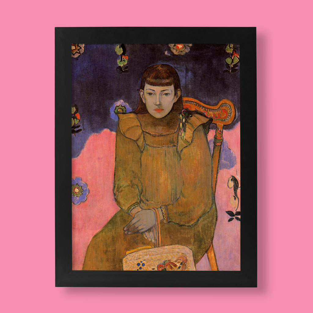Paul Gauguin's "Portrait of a Young Woman, Vaite (Jeanne) Goupil," a premium giclée fine art print perfect for collectors of Post-Impressionist wall art.