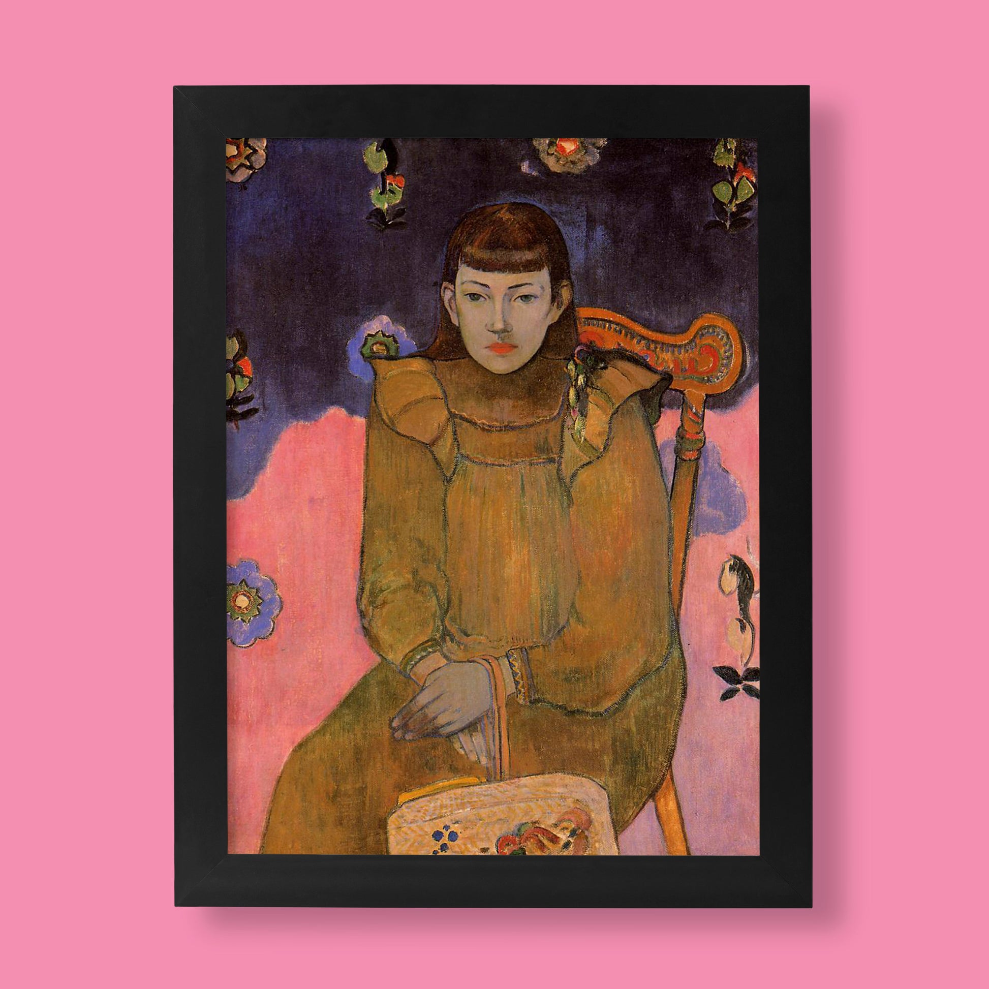 Paul Gauguin's "Portrait of a Young Woman, Vaite (Jeanne) Goupil," a premium giclée fine art print perfect for collectors of Post-Impressionist wall art.