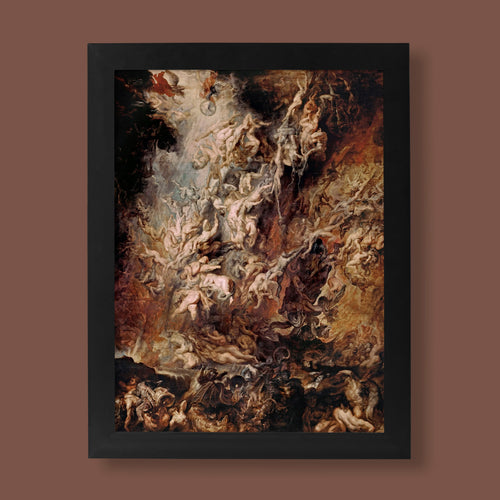 Peter Paul Rubens The Fall of the Damned giclée fine art print on 200gsm matte paper by ART SNOB