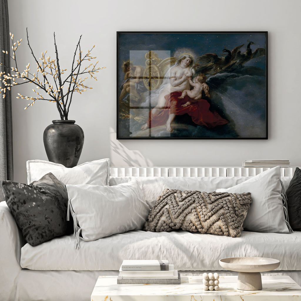 Fine art print of Rubens' Origin of the Milky Way, classic Old Master wall decor