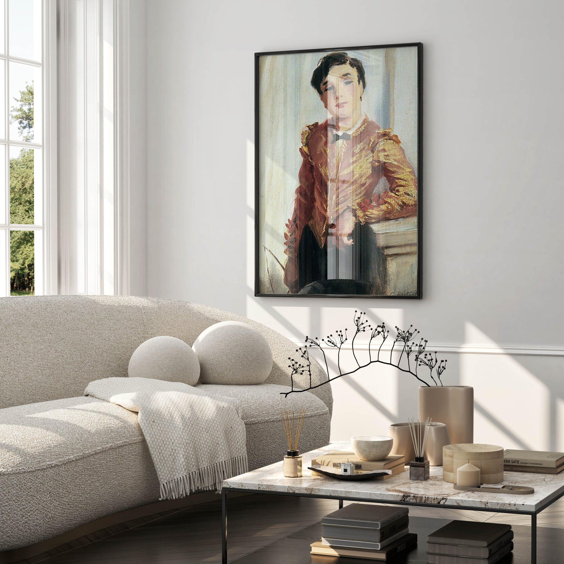 Fine art poster reproduction of The Circus Boy by Glyn Warren Philpot, part of the permanent collection at Leeds Art Gallery West Yorkshire, printed at over 350 dpi for ultra-sharp wall art clarity