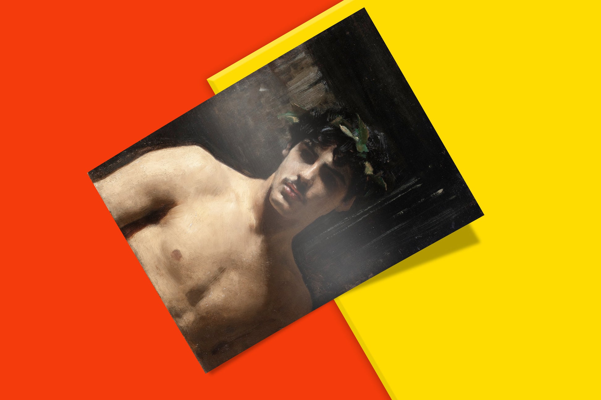 Stunning giclée art print of a Sargent male portrait. This homoerotic fine art piece is ideal for stylish wall decor.