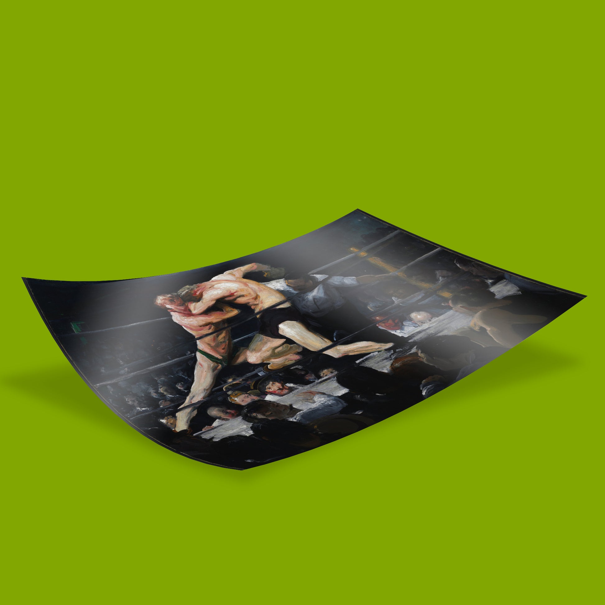 Buy George Bellows Stag at Sharkey's masterpiece art print online, eco-friendly FSC-certified paper, vivid 12-colour giclée reproduction for collectors and interior designers