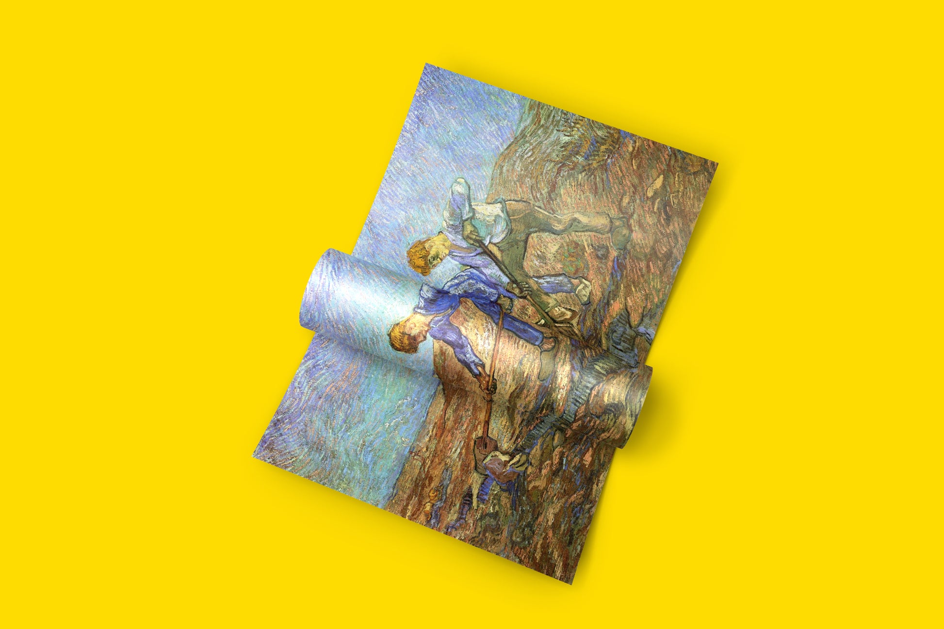 Two Peasants Digging Van Gogh poster print after Millet, high-resolution giclée fine art reproduction with 12-colour printing technology for art collectors