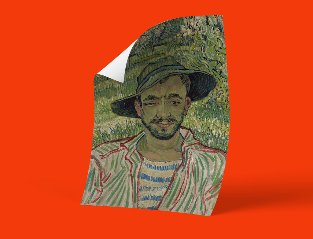 Premium Van Gogh art poster The Gardener featuring Post-Impressionist masterpiece printed on eco-friendly paper for sophisticated home wall art display
