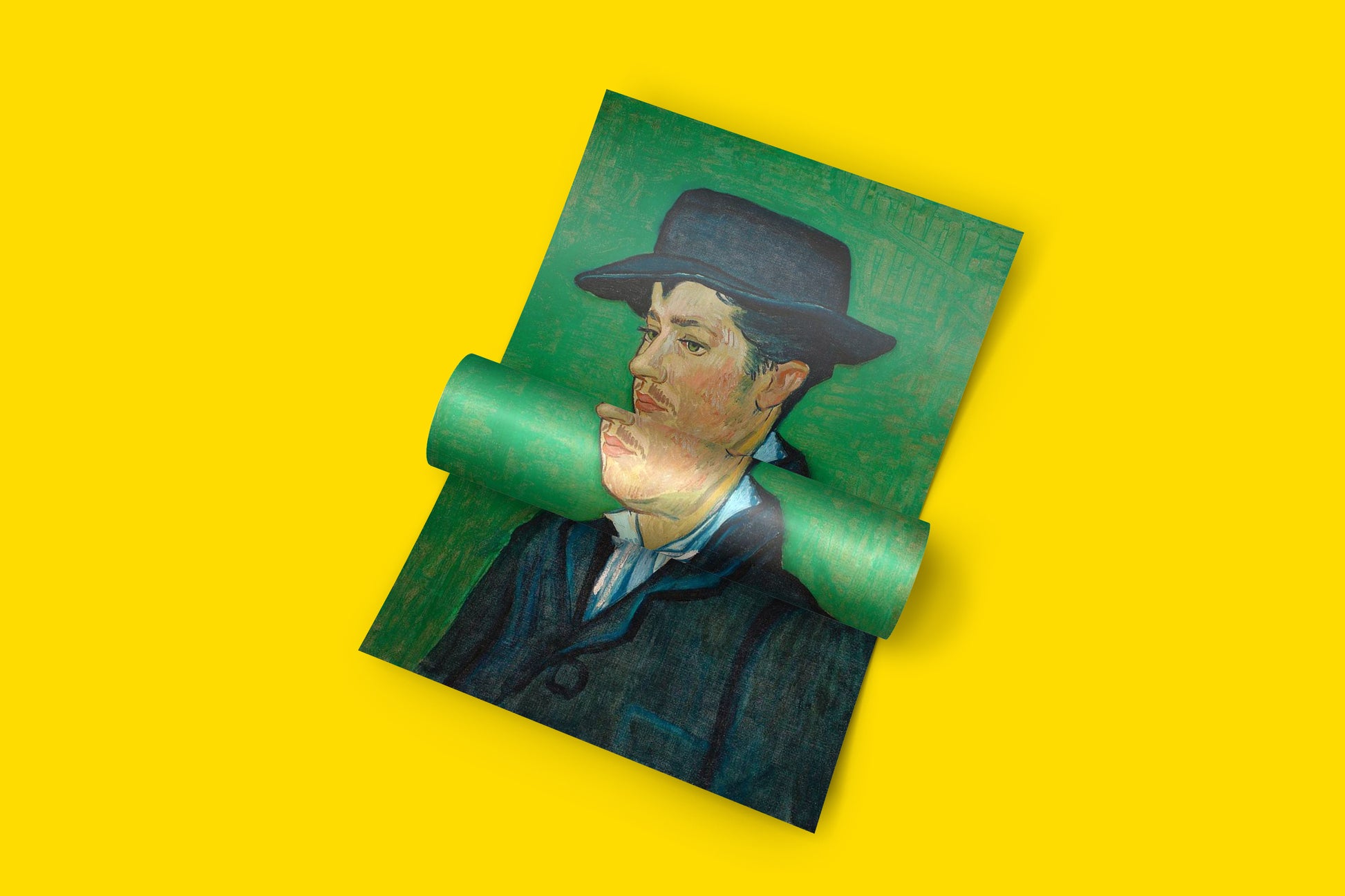 Premium Vincent van Gogh Armand Roulin portrait giclée art print reproduction on FSC paper, iconic Post-Impressionist family portrait perfect for contemporary wall décor