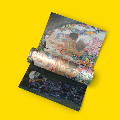 Klimt Death and Life wall art giclée print on 200gsm FSC-certified matte paper