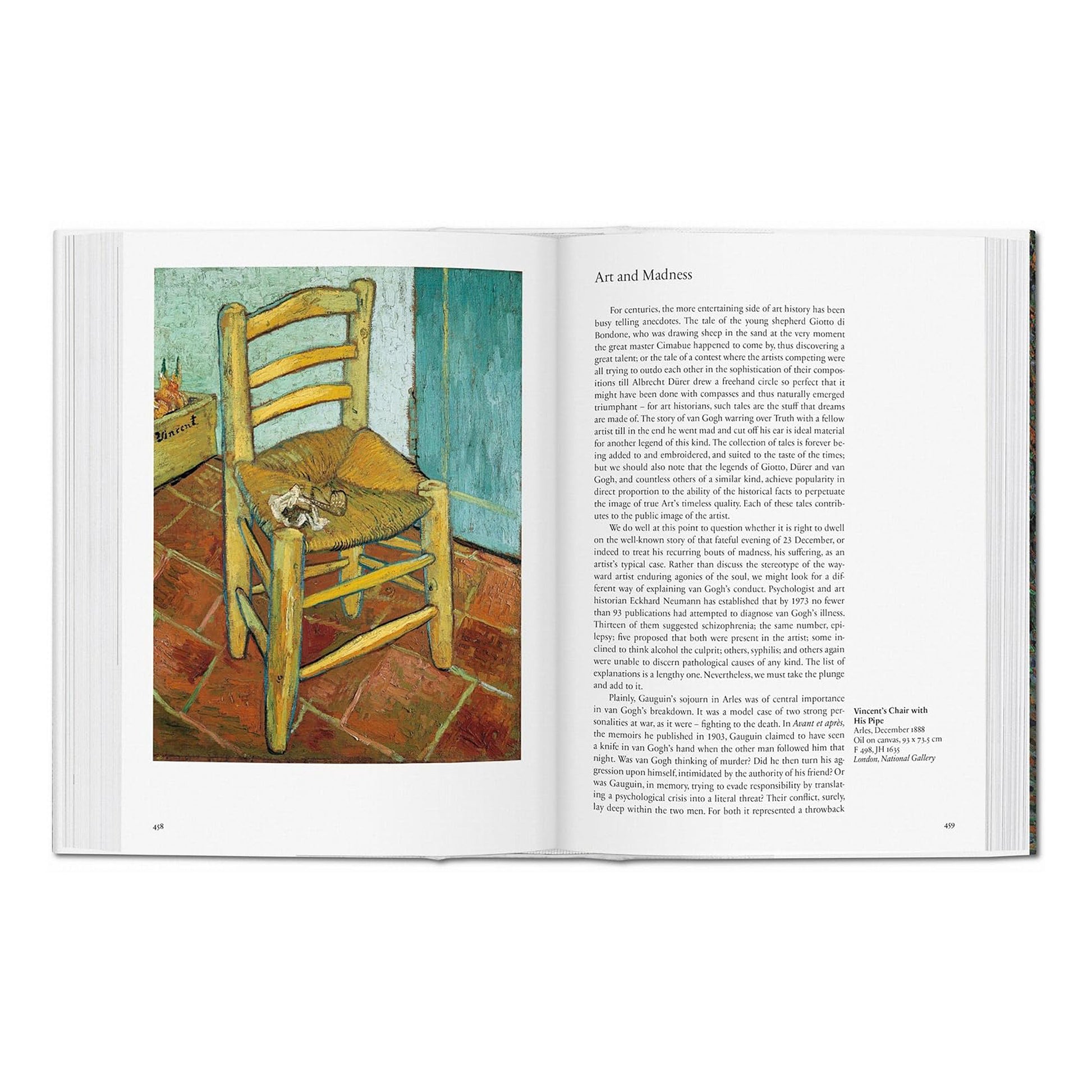 A comprehensive look at Vincent van Gogh's masterpieces and life, compiled in a beautifully designed art history book by TASCHEN.