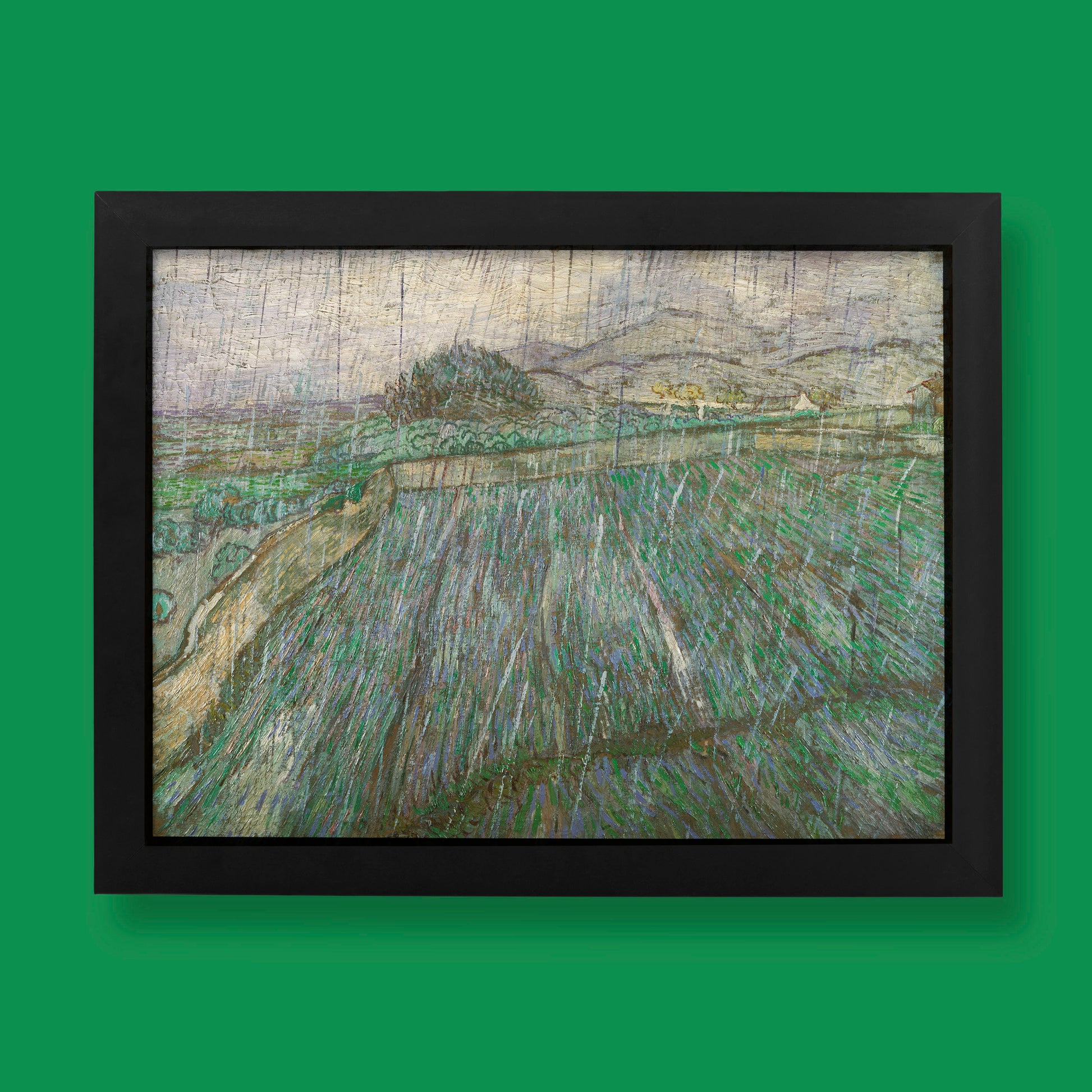 Vincent van Gogh’s ‘Rain’ painting, a fine art print and a stunning piece of wall art for collectors.