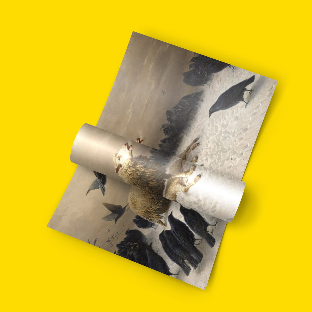 Fine art reproduction of Schenck's Anguish painting showing maternal grief, high-quality giclee wall art print for art collectors and home styling