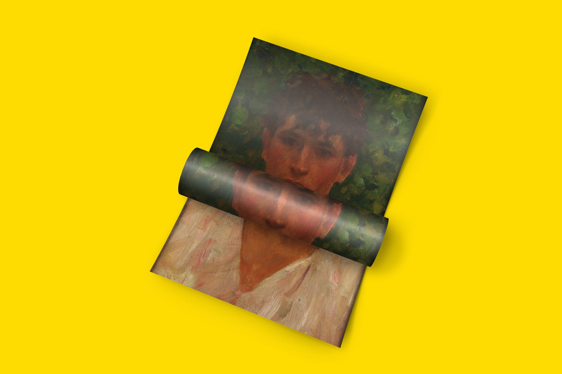 High-quality fine art poster of Henry Scott Tuke's "Portrait of a Young Man" featuring a smooth matte finish and exceptional colour vibrancy.