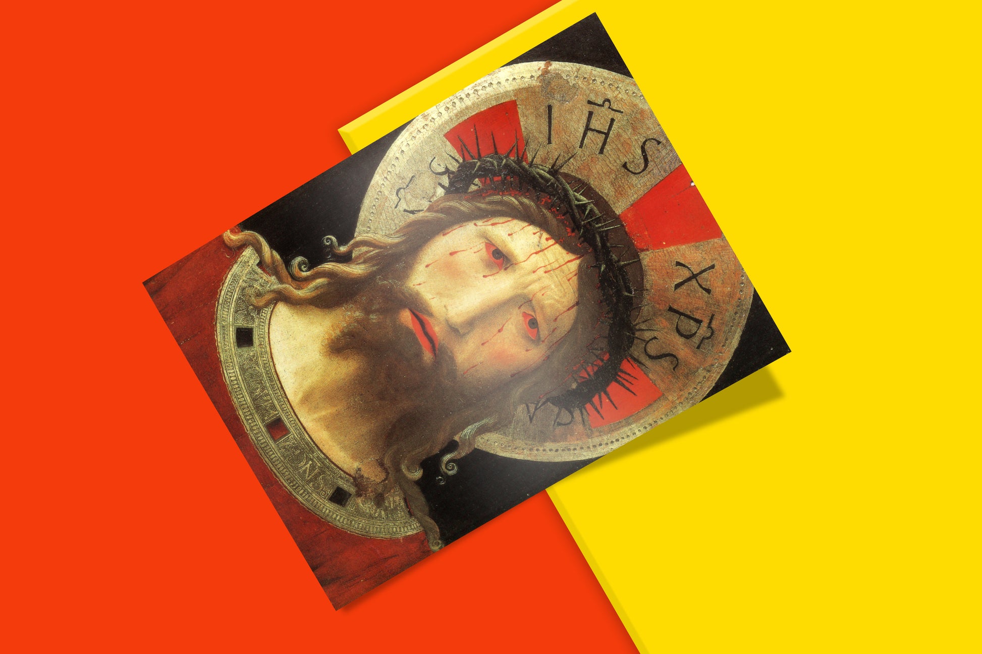 A detailed fine art print of Christ Crowned with Thorns, bringing sacred, vintage Christian decor to any space.