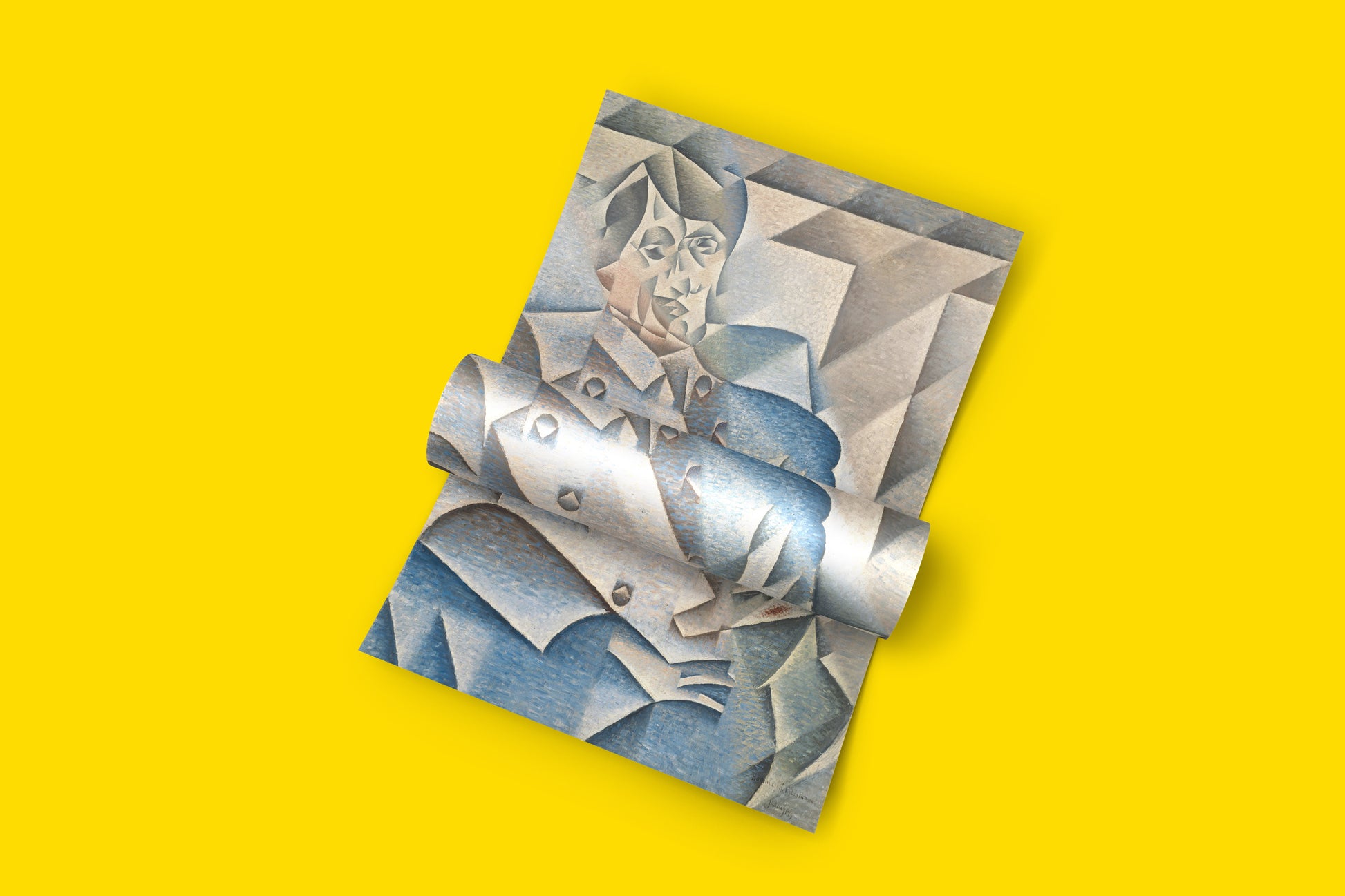 Museum-quality art print of Juan Gris Portrait of Pablo Picasso, iconic cubist painting reproduction with sharp detail and vibrant colours, perfect statement wall art for art enthusiasts
