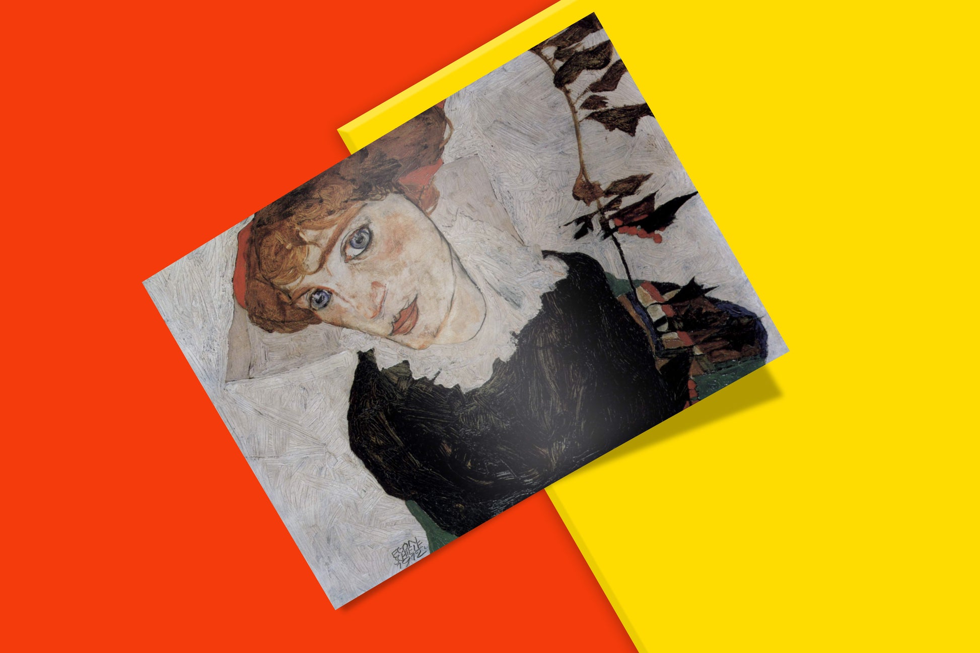 A striking portrait of Wally Neuzil by Egon Schiele, this museum-quality art print is ideal for adding a touch of classic expressionism to any room.
