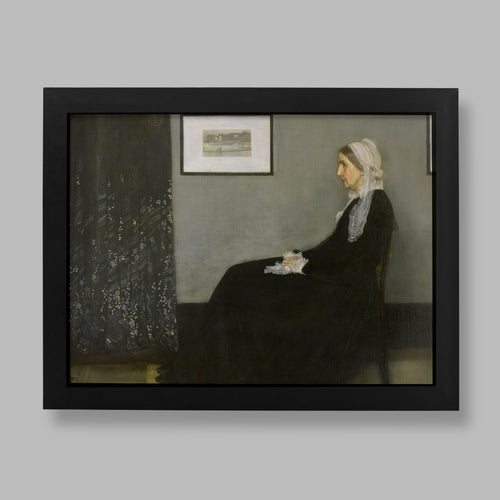 Whistler's Mother fine art print by ART SNOB, giclée reproduction of James Abbott McNeill Whistler's Arrangement in Grey and Black No. 1