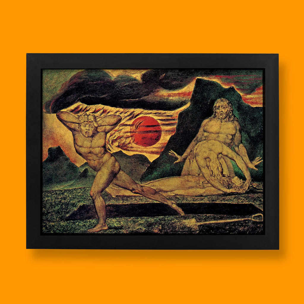 A stunning giclée fine art print of William Blake's 'The Body of Abel Found by Adam and Eve' from ARTSNOB, perfect for home decor.